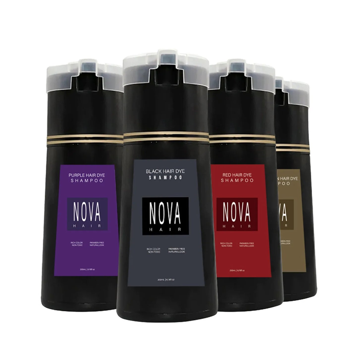 Nova Hair - Shampoo that covers gray hair in just 10 minutes