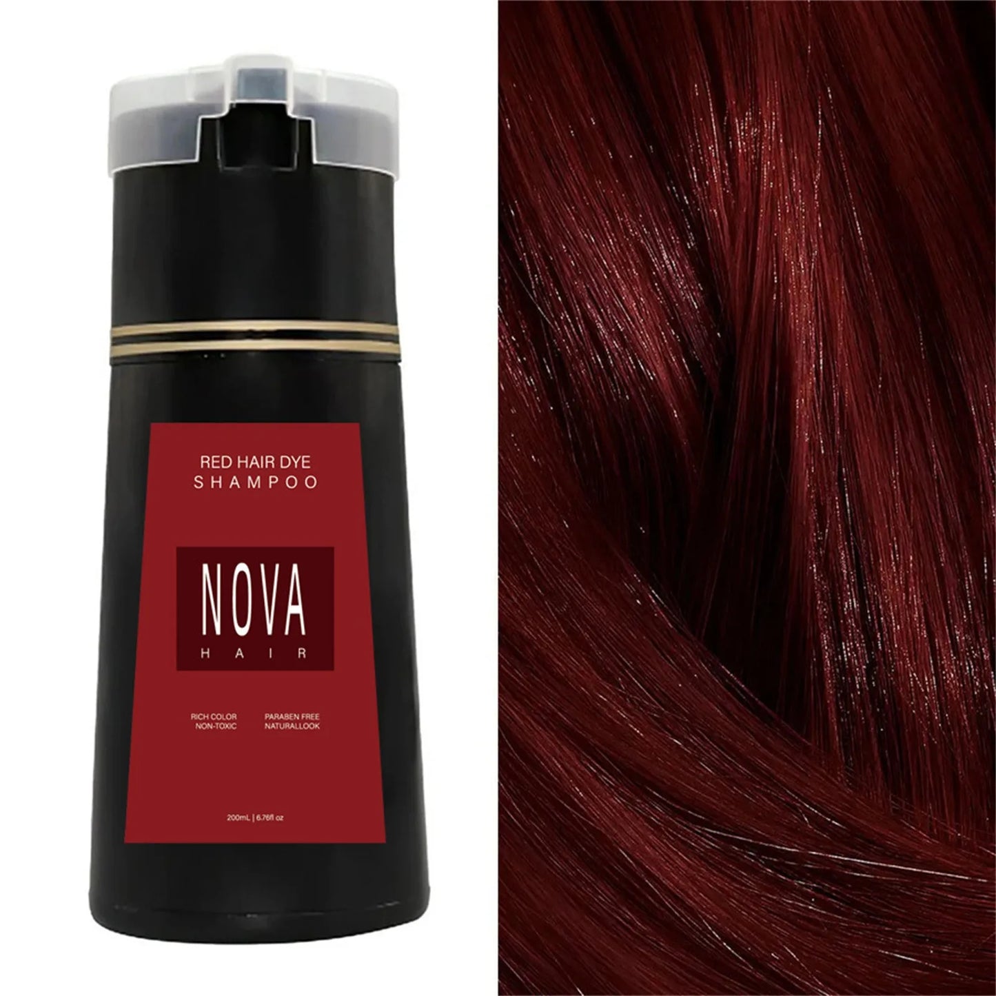 Nova Hair - Shampoo that covers gray hair in just 10 minutes