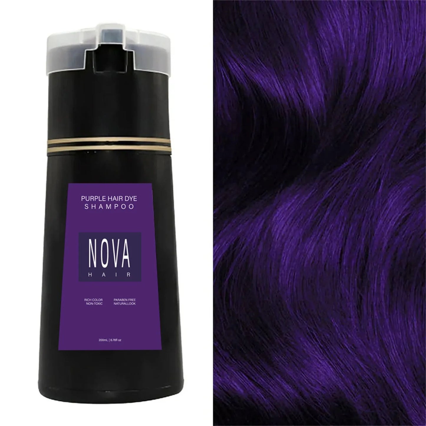 Nova Hair - Shampoo that covers gray hair in just 10 minutes