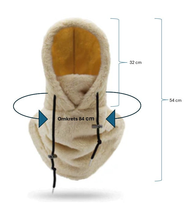 Sherpa Hoodie - fluffy fleece - perfect for winter and cozy